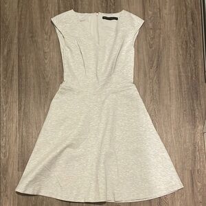 White House Black Market Light Gray Mini Dress